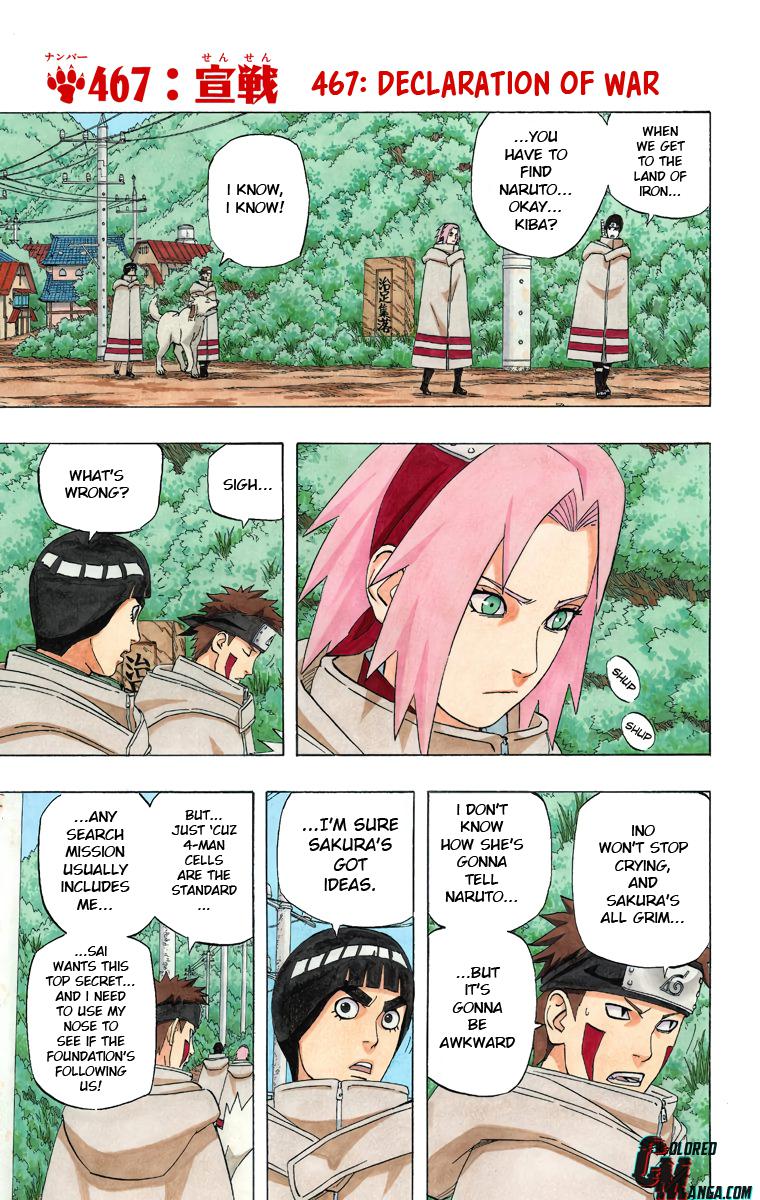 Naruto Colored chapter 321 page 1