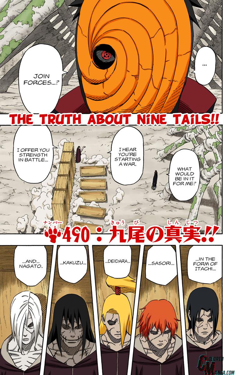 Naruto Colored chapter 344 page 1