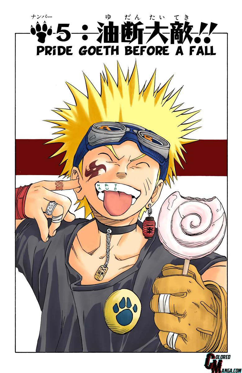 Naruto Colored chapter 5 page 1