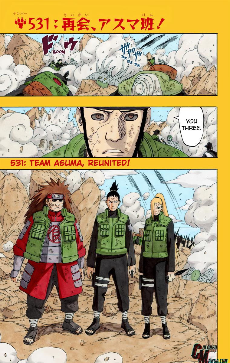 Naruto Colored chapter 385 page 1