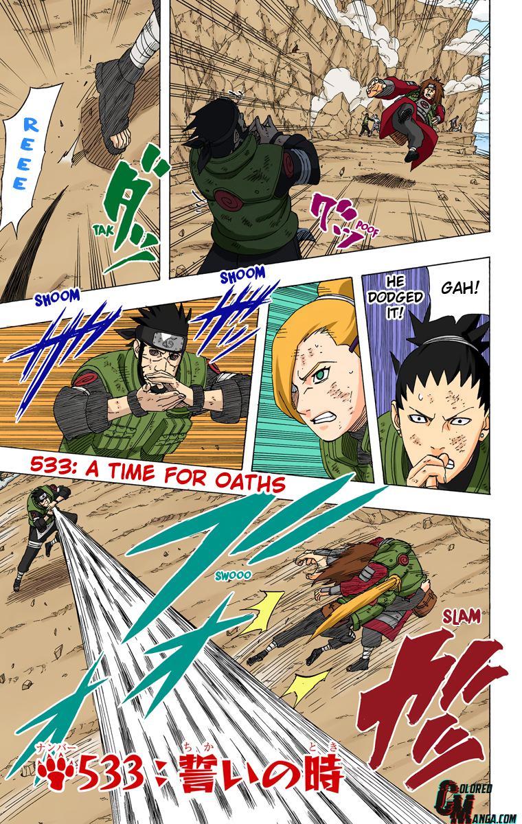 Naruto Colored chapter 387 page 1