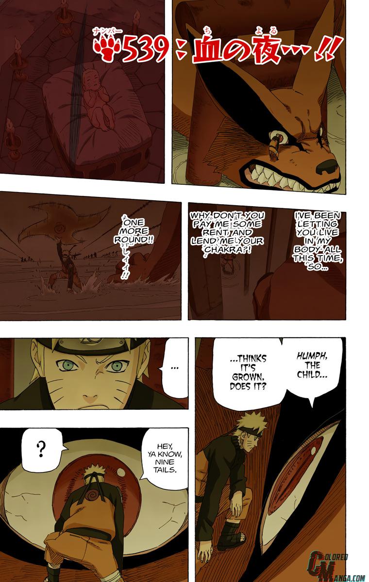 Naruto Colored chapter 393 page 1