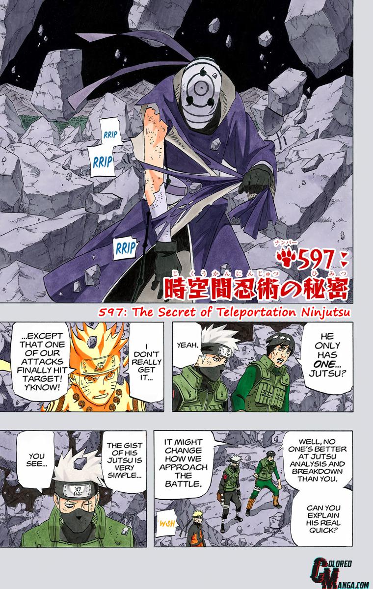 Naruto Colored chapter 449 page 1