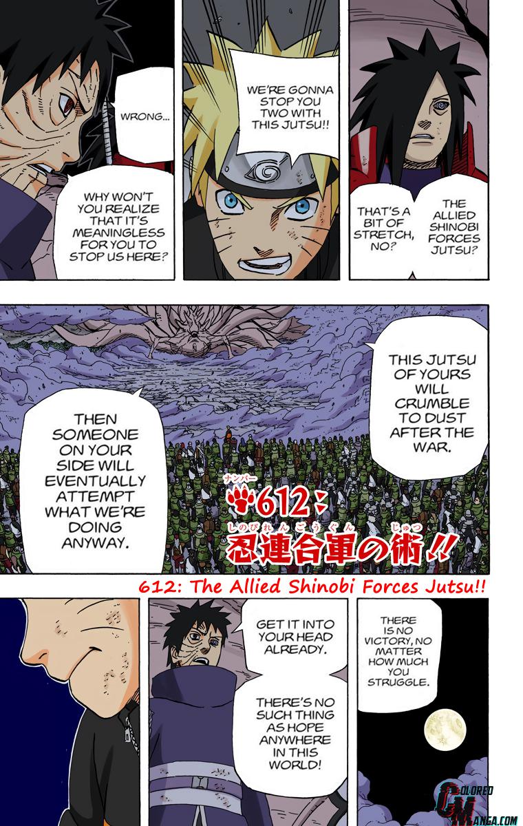 Naruto Colored chapter 464 page 1