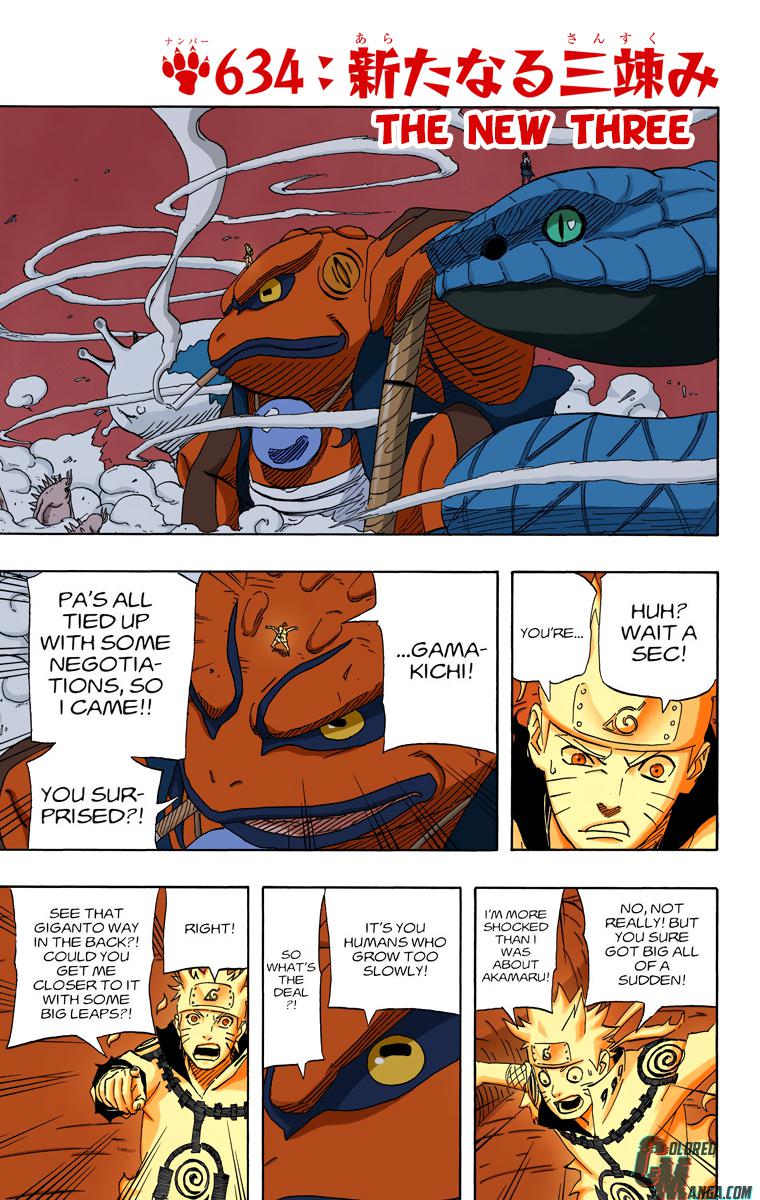 Naruto Colored chapter 486 page 1