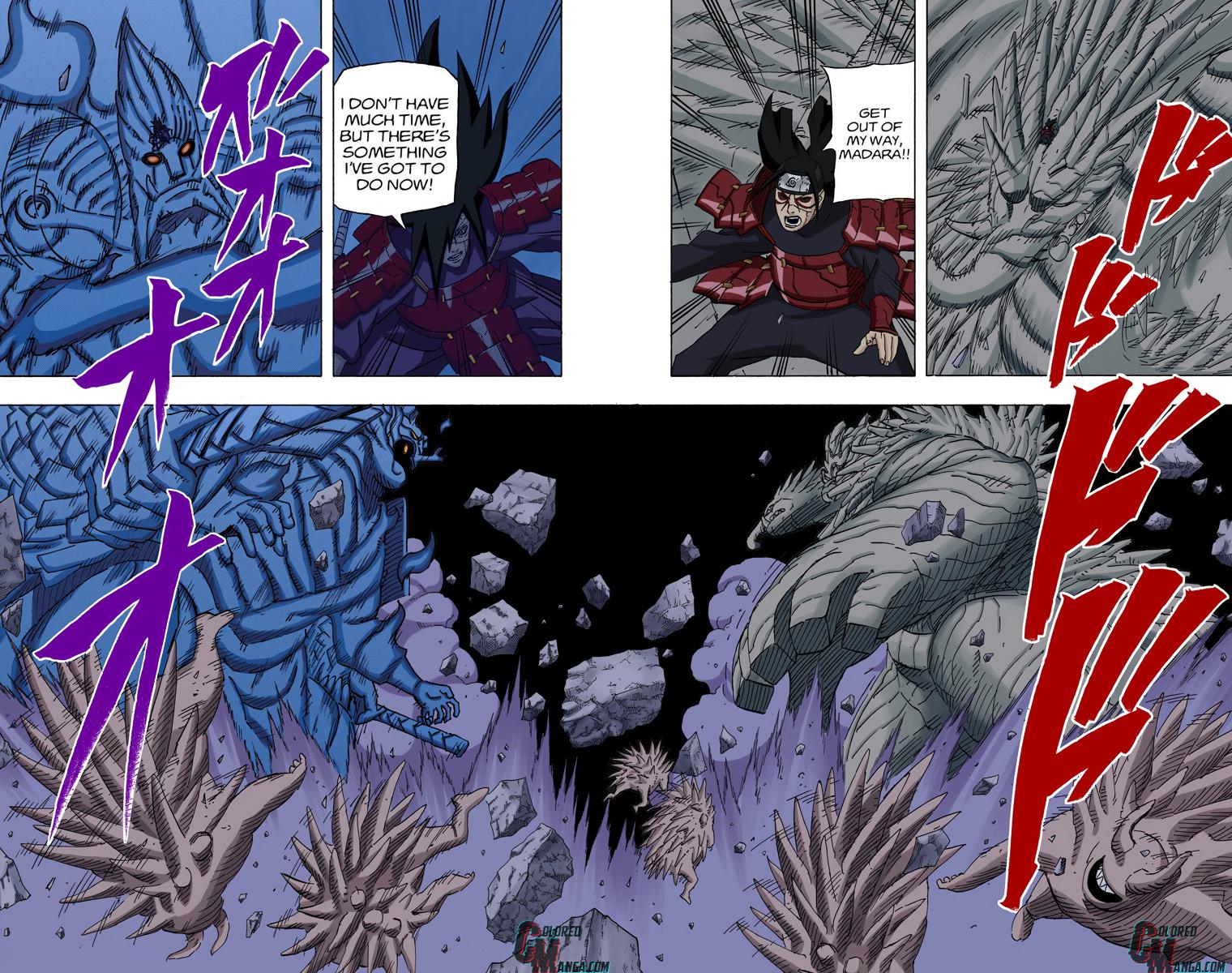 Naruto Colored chapter 493 page 4