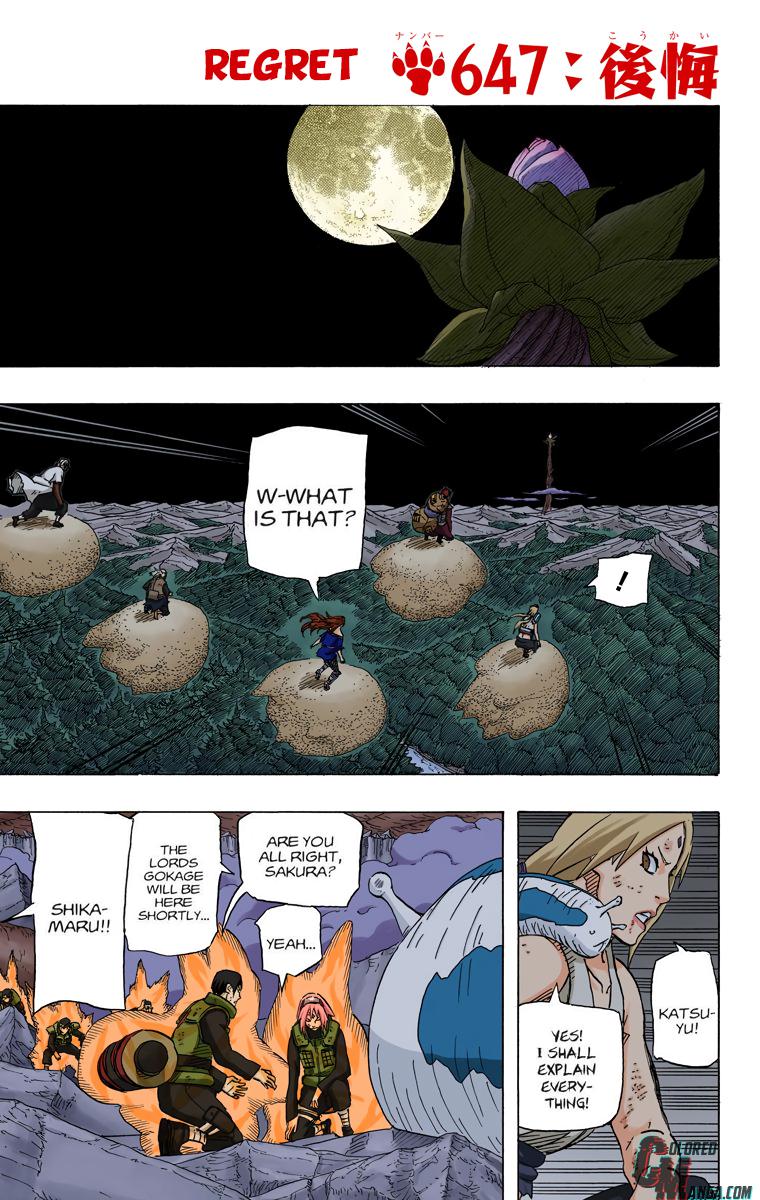 Naruto Colored chapter 499 page 1