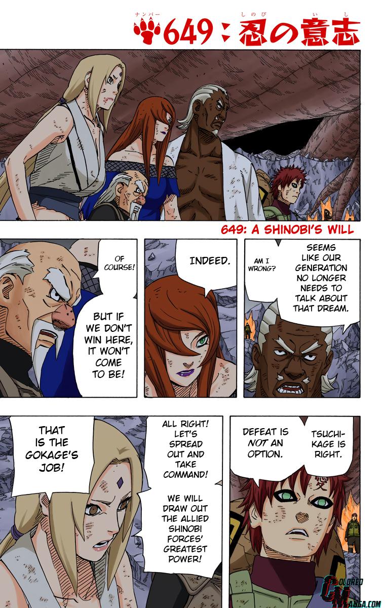 Naruto Colored chapter 501 page 1