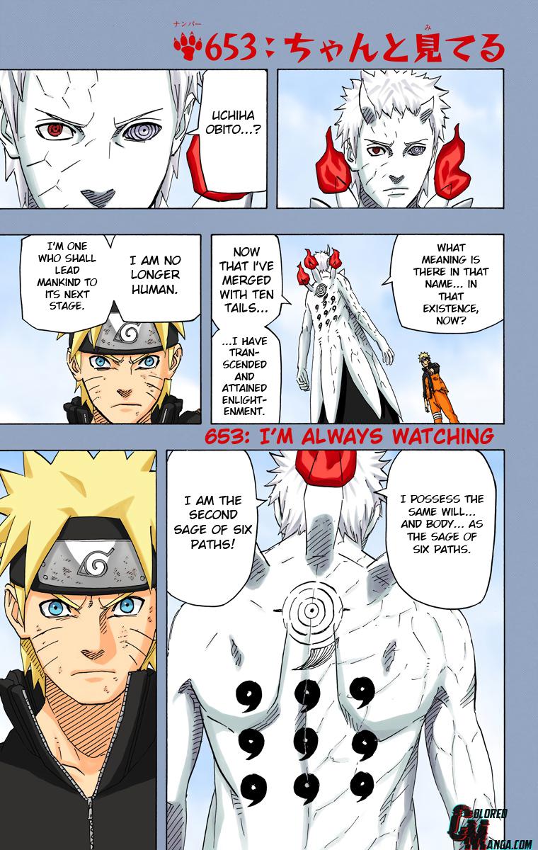 Naruto Colored chapter 505 page 1