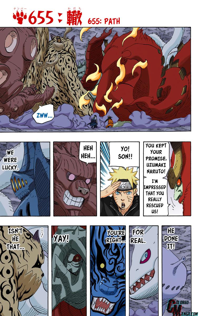 Naruto Colored chapter 507 page 1