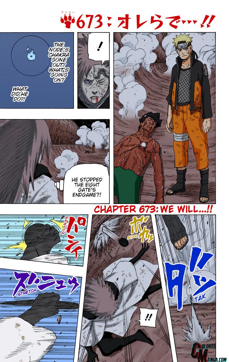 Naruto Colored chapter 525 page 1