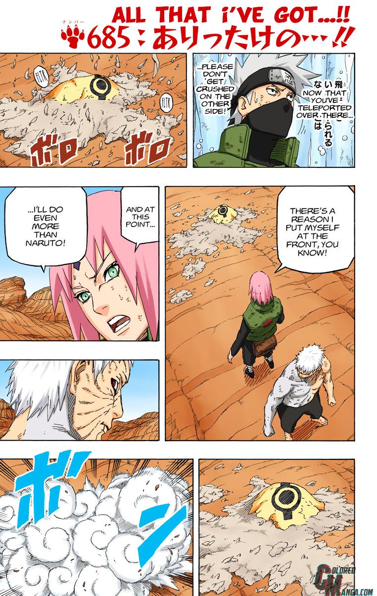 Naruto Colored chapter 537 page 1