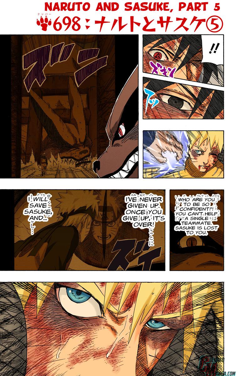 Naruto Colored chapter 550 page 1