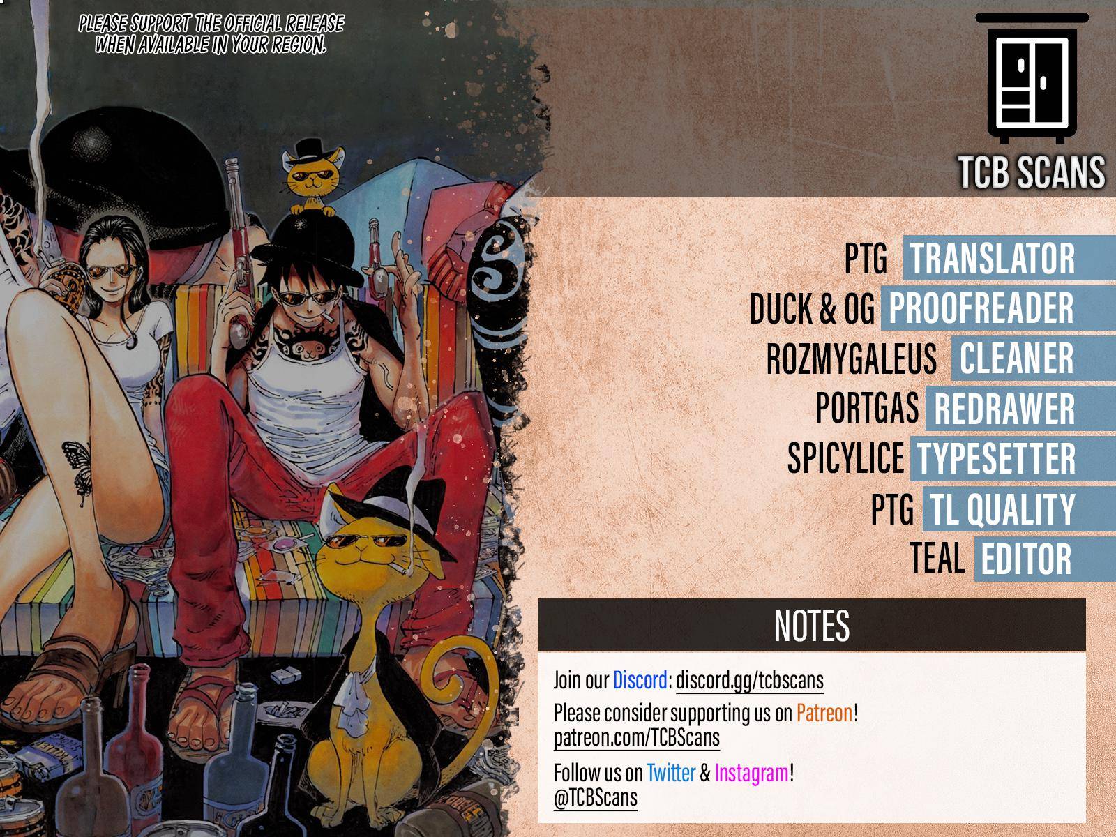 One Piece Chapter 1033 page 3
