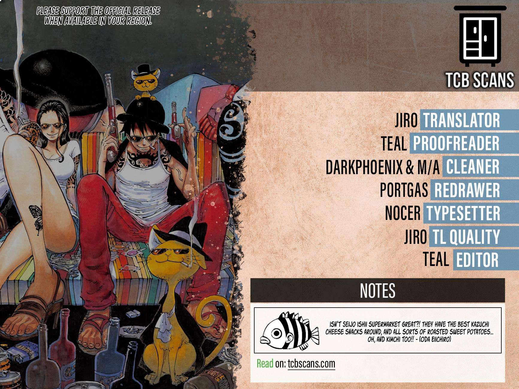 One Piece Chapter 1138 page 2