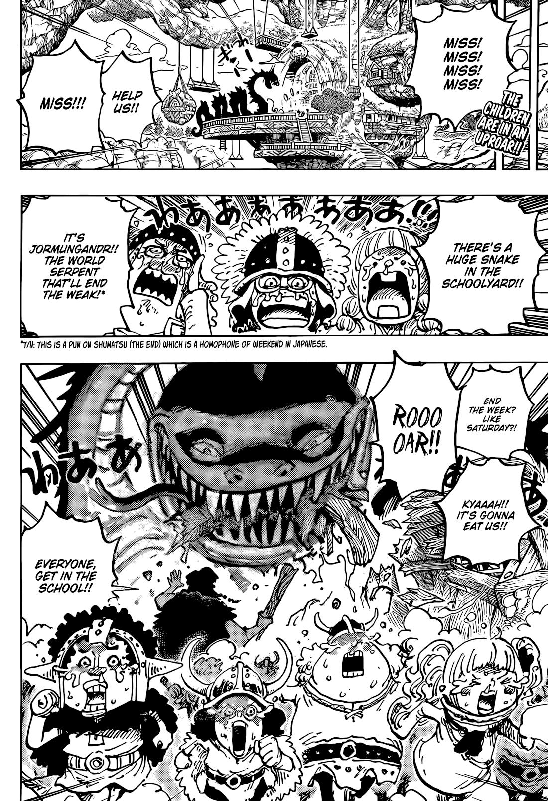 One Piece Chapter 1167 page 3