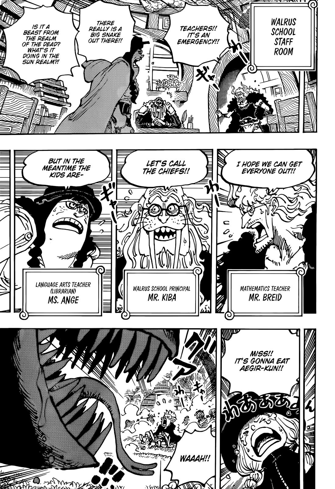 One Piece Chapter 1167 page 4