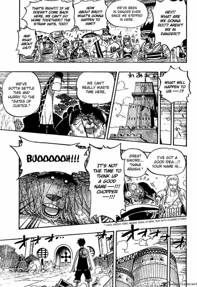 One Piece Chapter 414 page 5