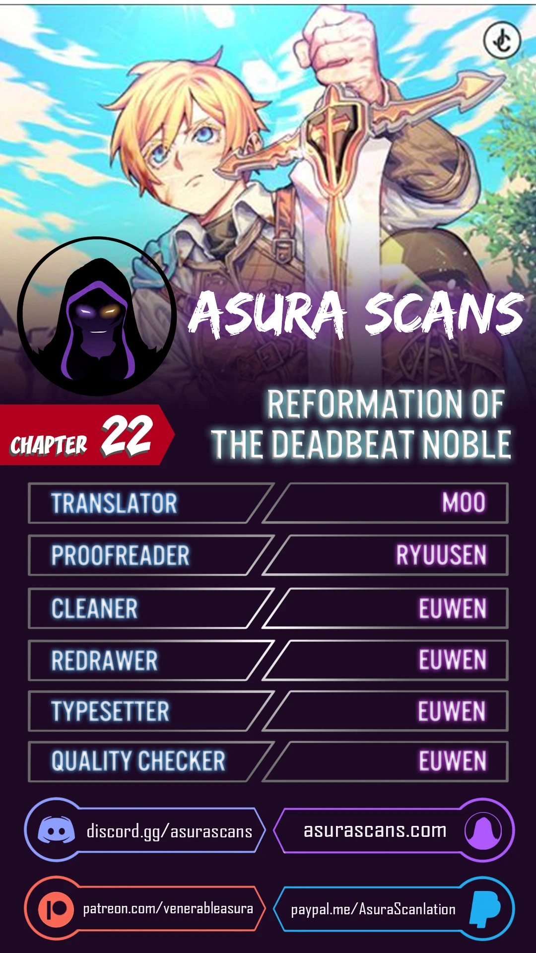 Reformation of the Deadbeat Noble chapter 22 page 1