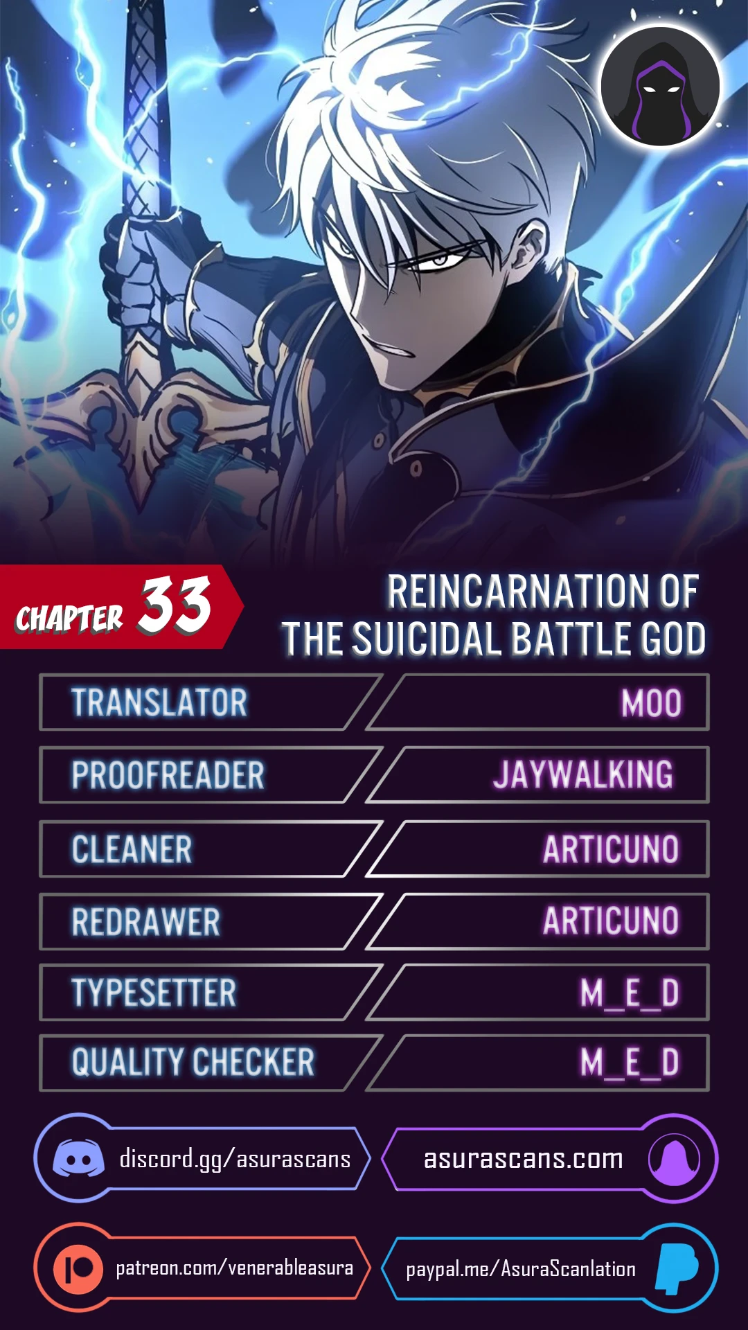 Reincarnation of the Suicidal Battle God chapter 33 page 1
