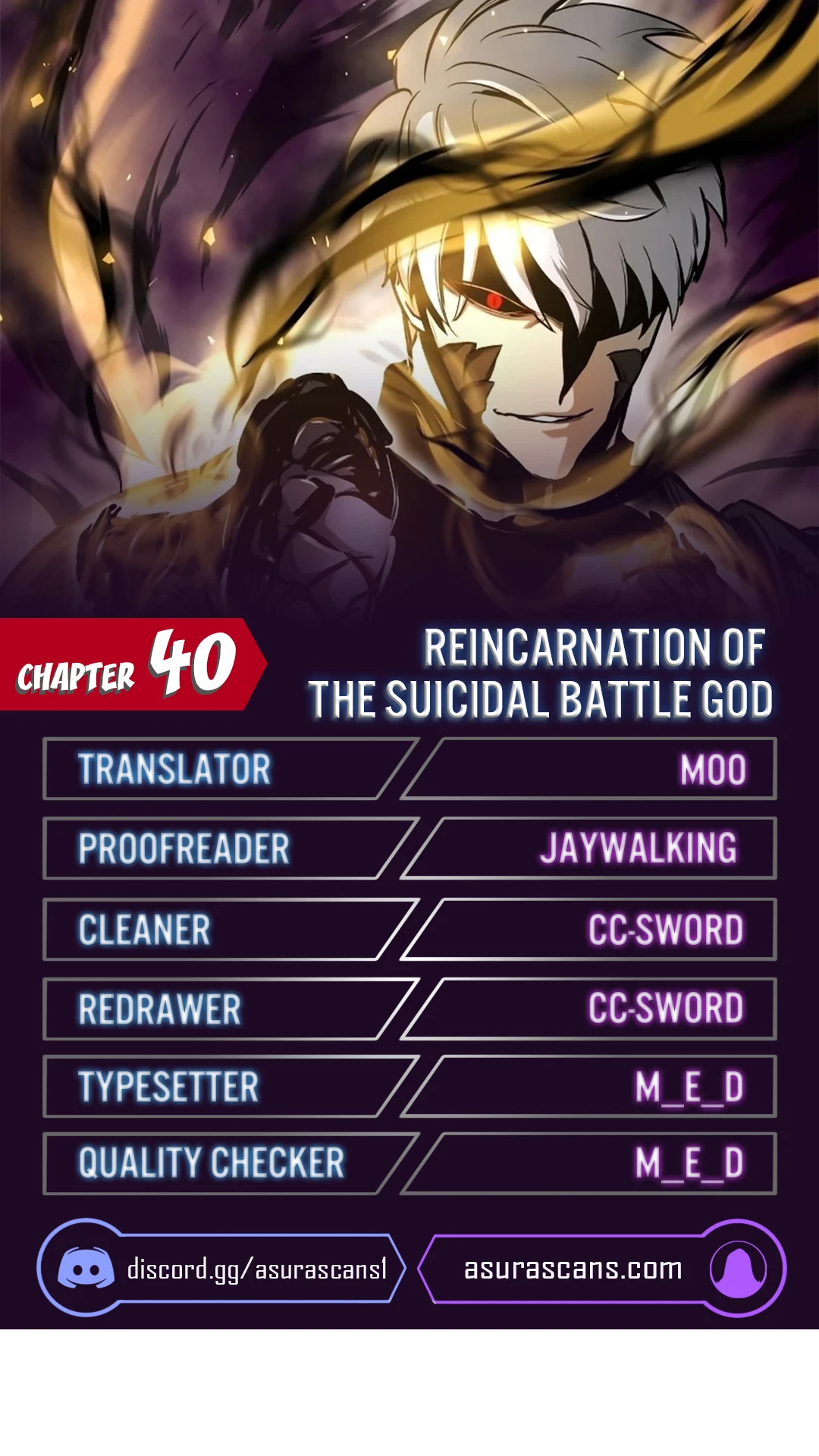 Reincarnation of the Suicidal Battle God chapter 40 page 1
