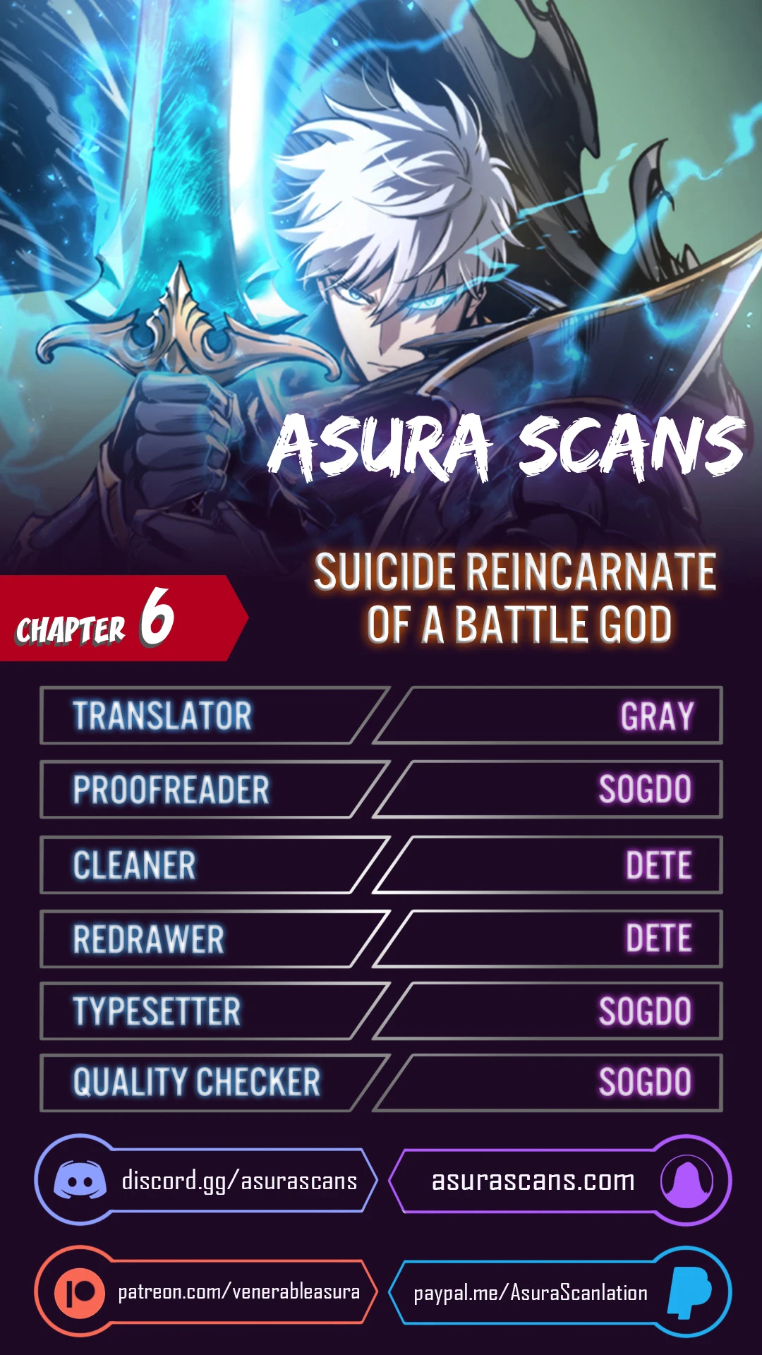 Reincarnation of the Suicidal Battle God chapter 6 page 1