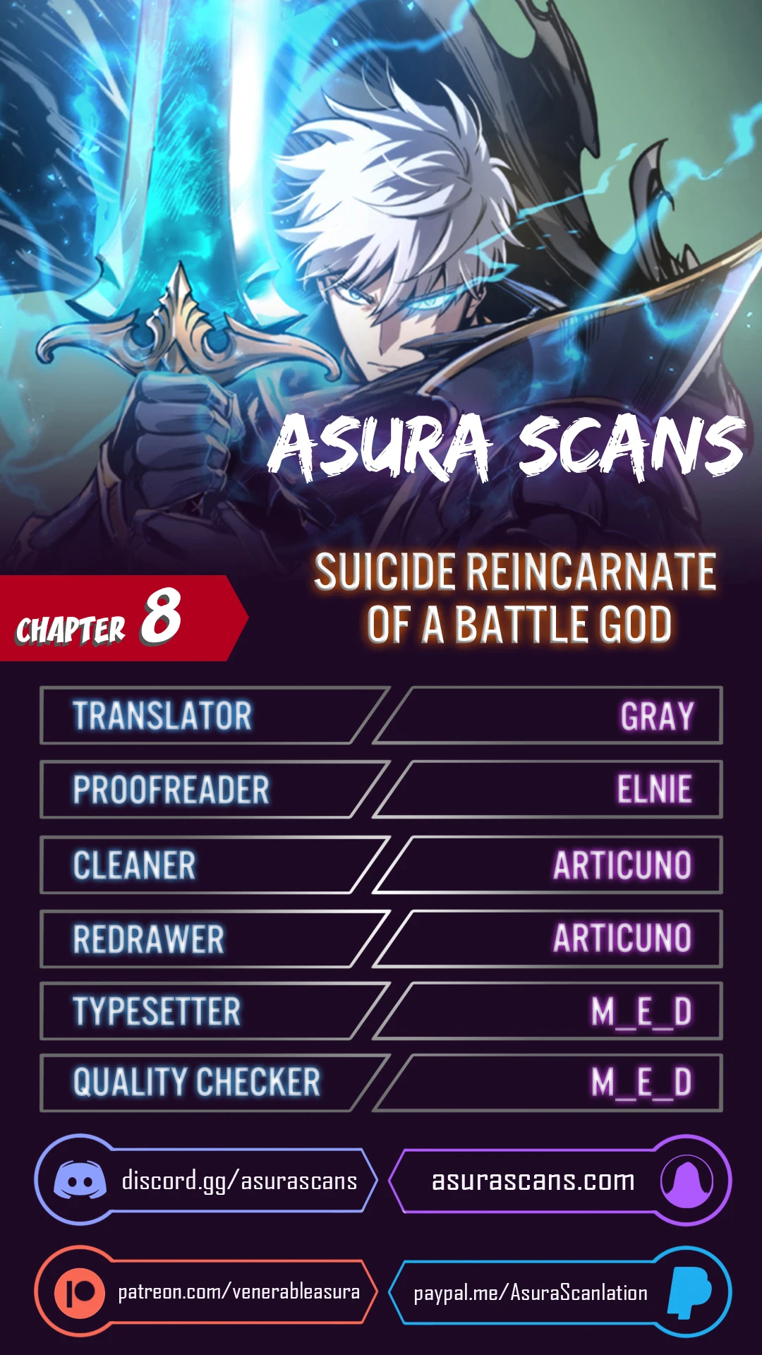 Reincarnation of the Suicidal Battle God chapter 8 page 1