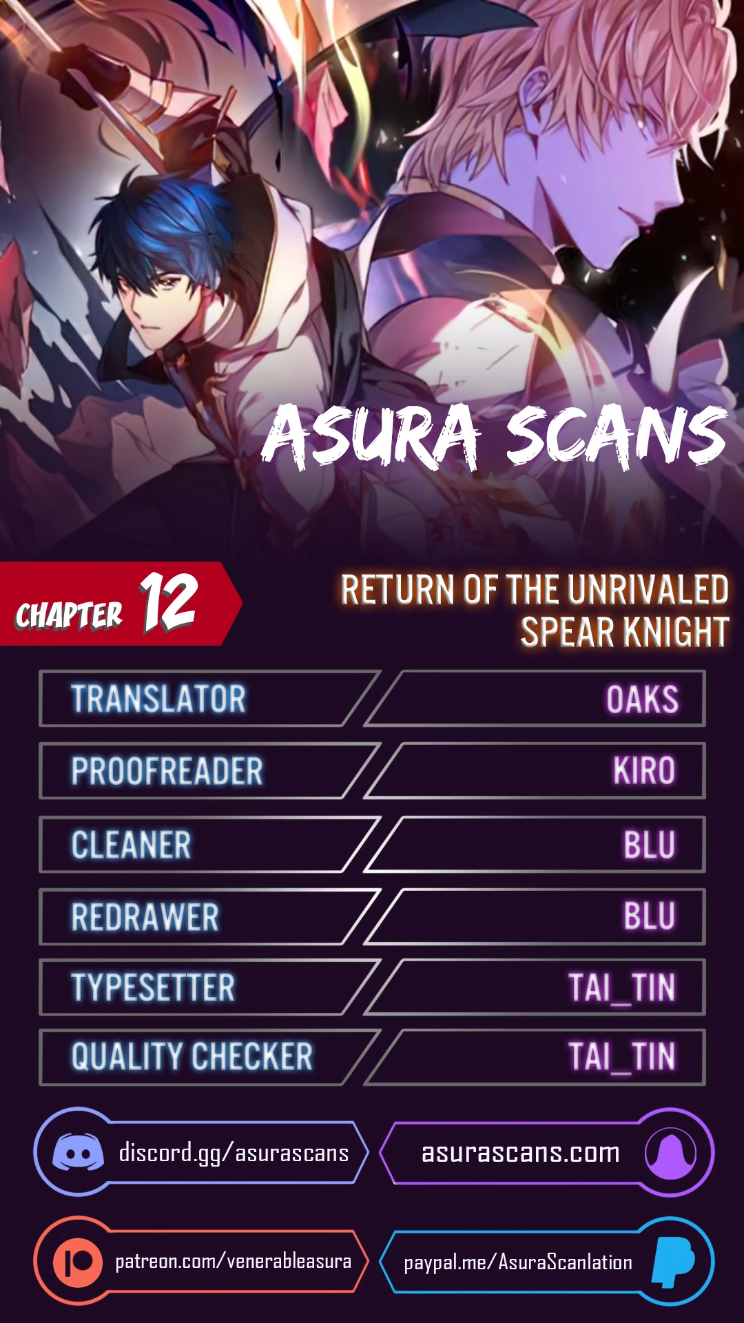 Return of The Unrivaled Spear Knight chapter 12 page 1