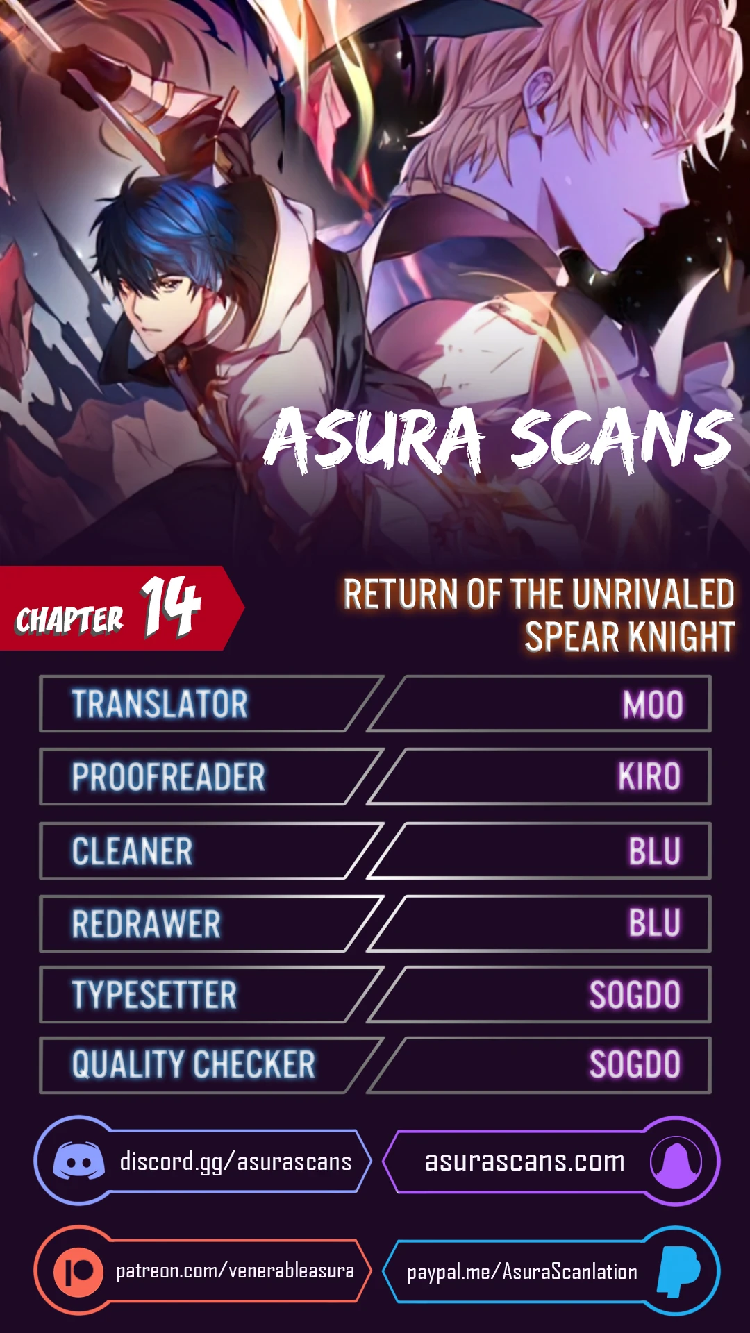 Return of The Unrivaled Spear Knight chapter 14 page 1