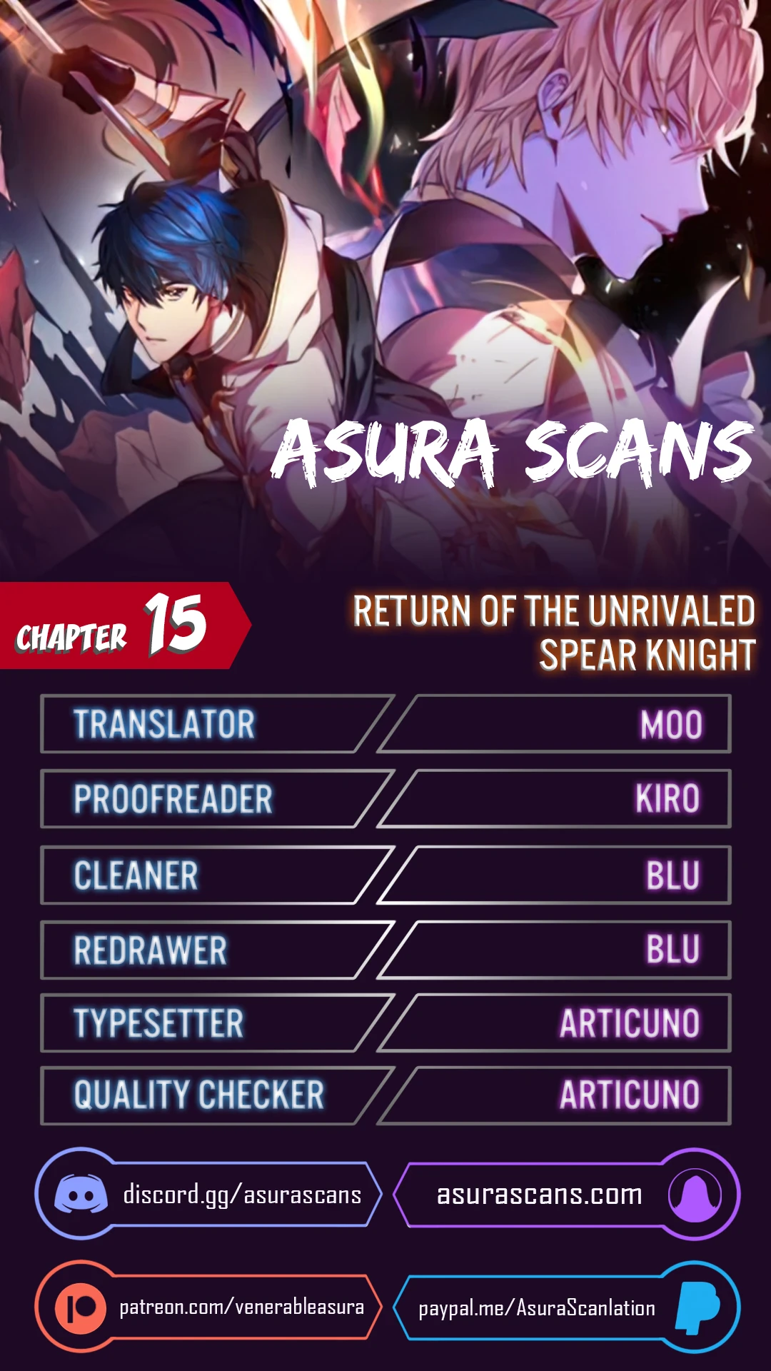 Return of The Unrivaled Spear Knight chapter 15 page 1