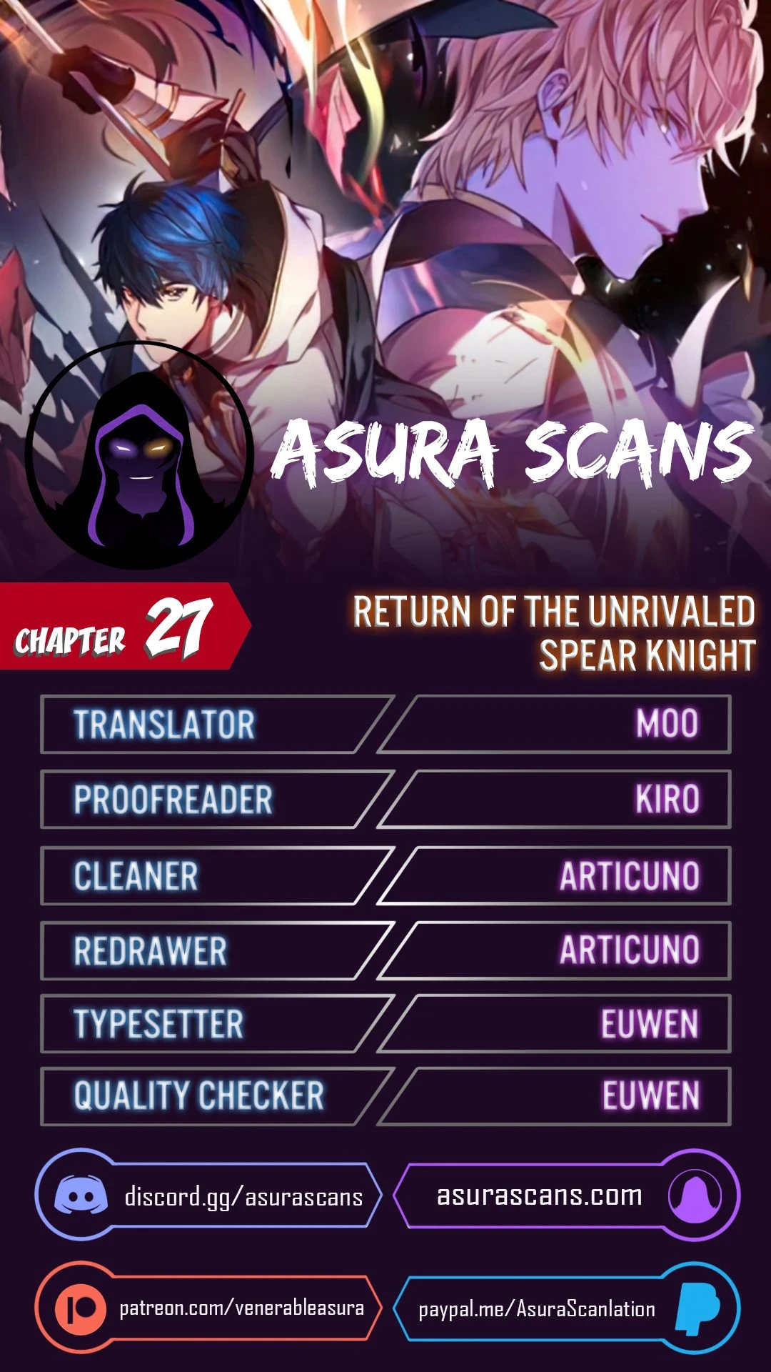Return of The Unrivaled Spear Knight chapter 27 page 1