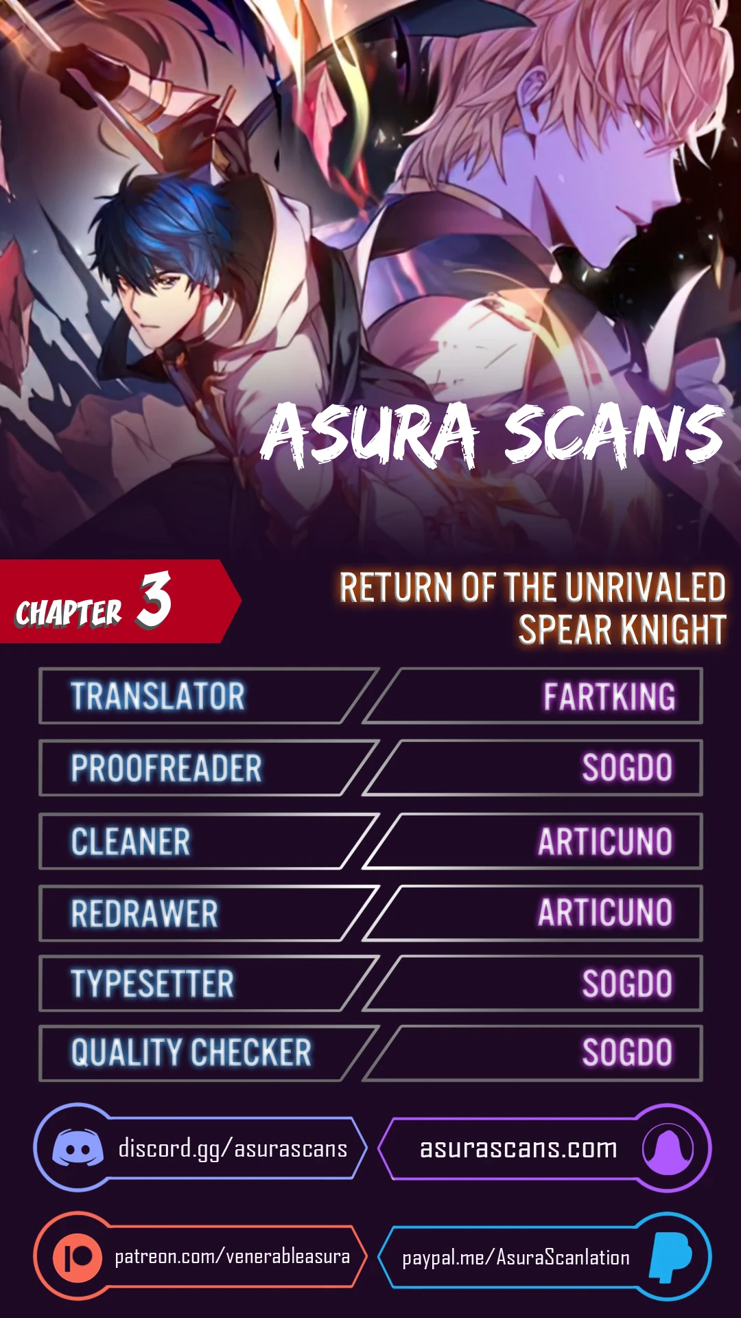 Return of The Unrivaled Spear Knight chapter 3 page 1