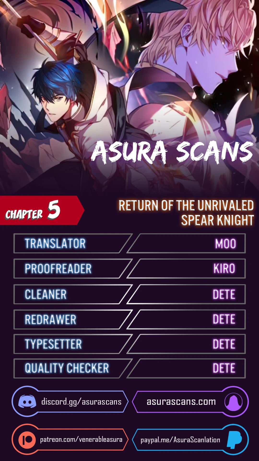 Return of The Unrivaled Spear Knight chapter 5 page 1