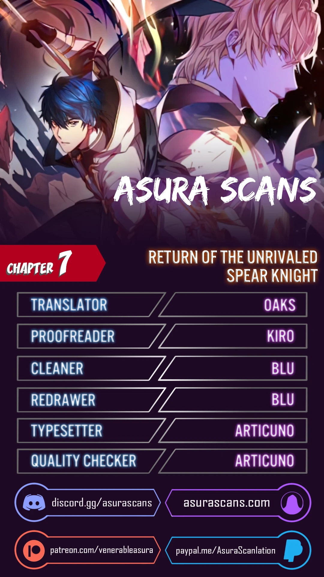 Return of The Unrivaled Spear Knight chapter 7 page 1