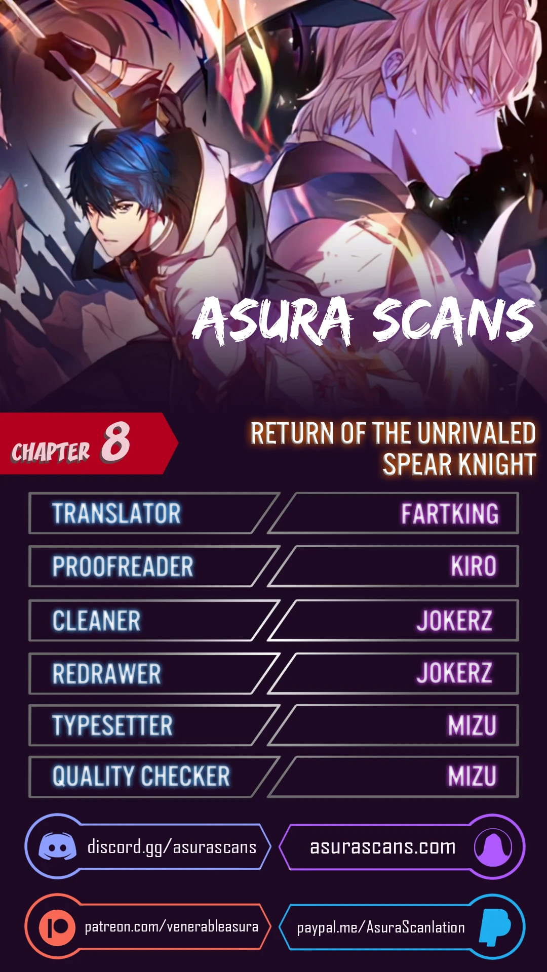 Return of The Unrivaled Spear Knight chapter 8 page 1