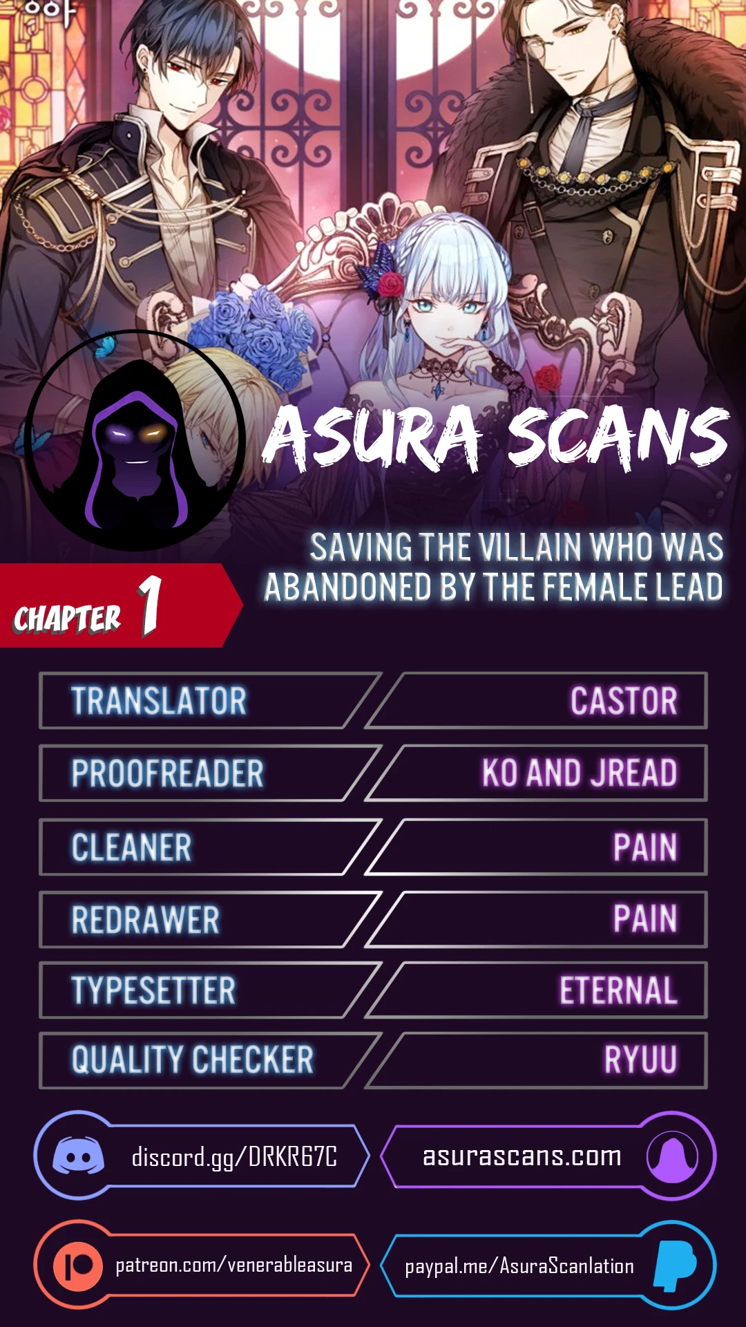 Saving the Villain Who was Abandoned by the Female Lead chapter 1 page 1