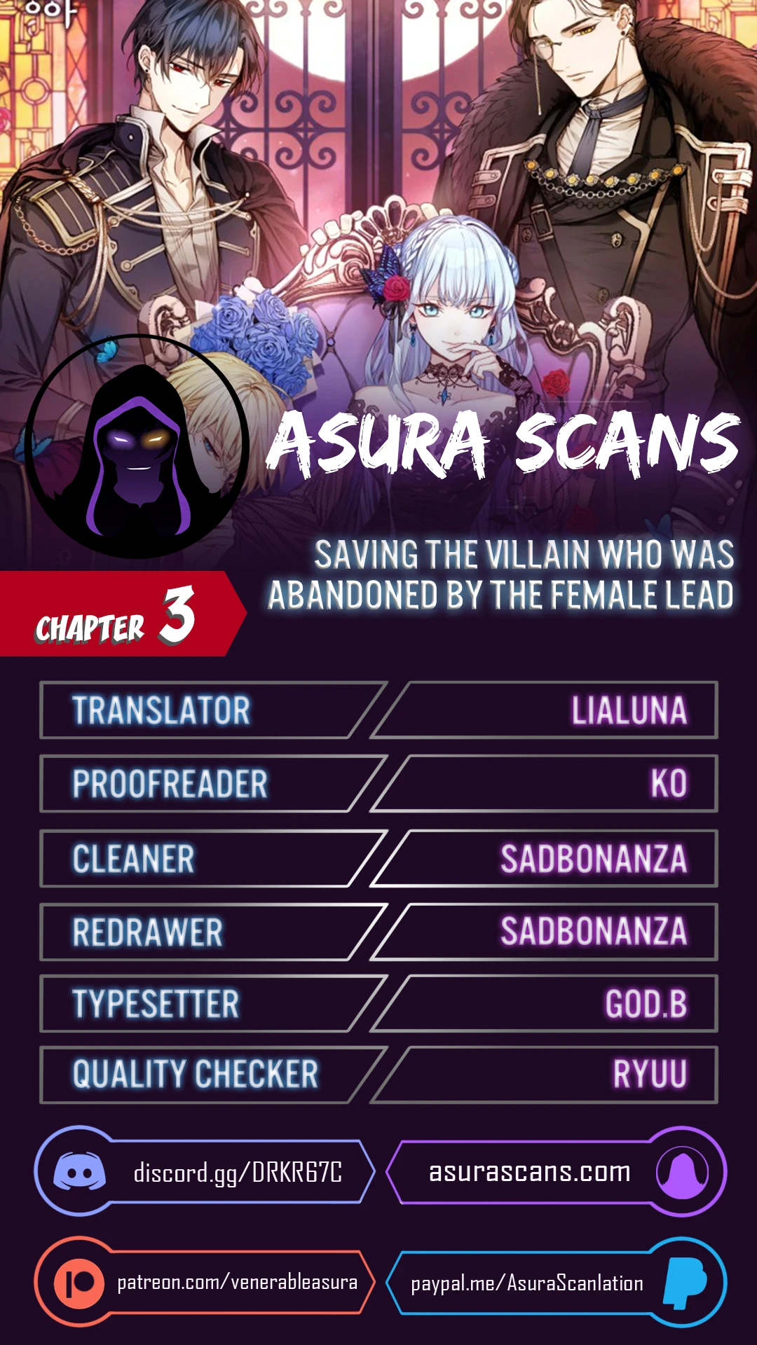 Saving the Villain Who was Abandoned by the Female Lead chapter 3 page 1