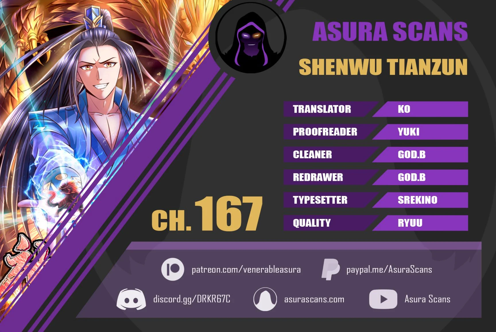 Shenwu Tianzun chapter 167 page 1