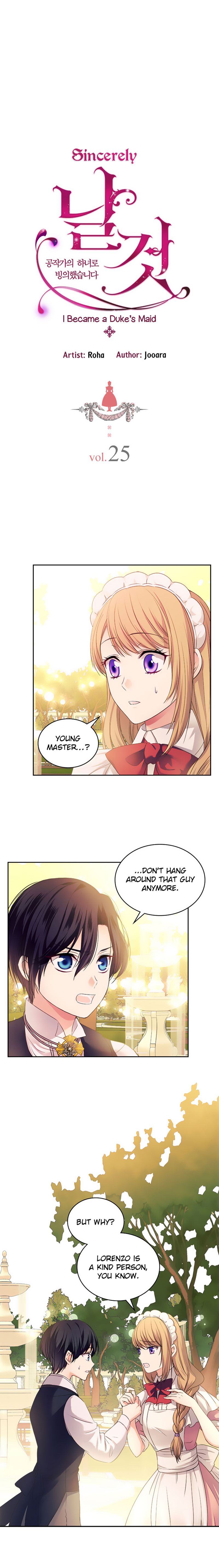 Sincerely: I Became a Duke’s Maid Chapter 25 page 3