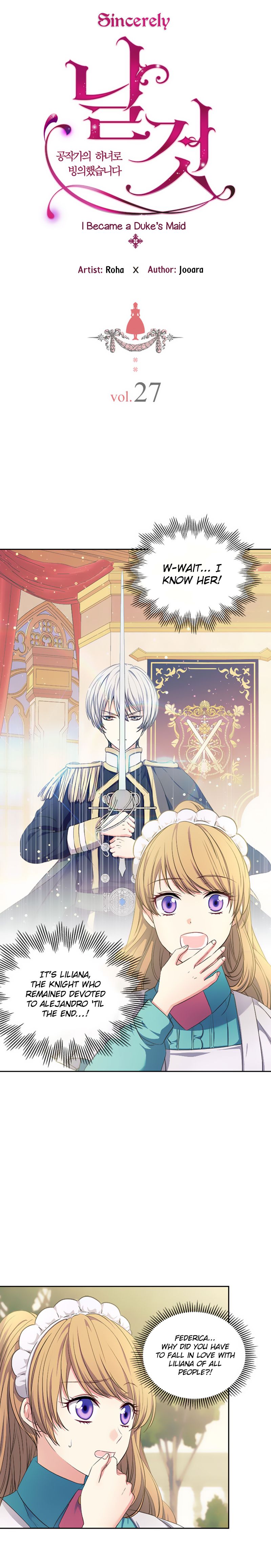 Sincerely: I Became a Duke’s Maid Chapter 27 page 2