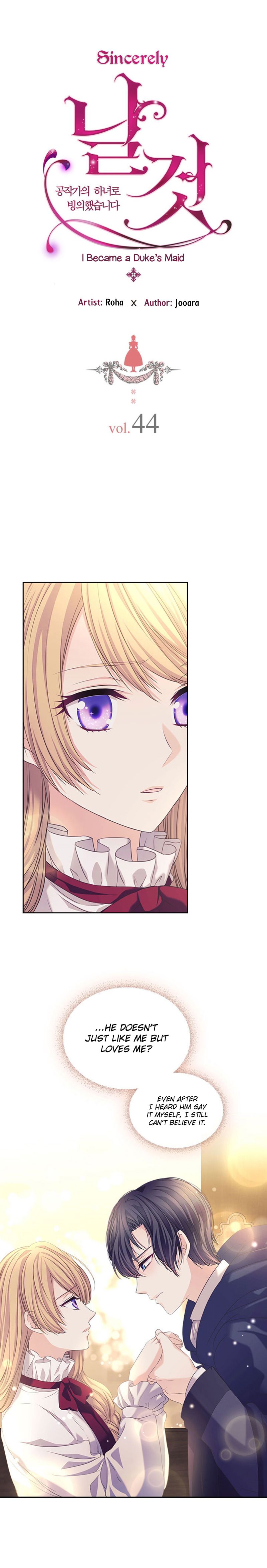 Sincerely: I Became a Duke’s Maid Chapter 44 page 2