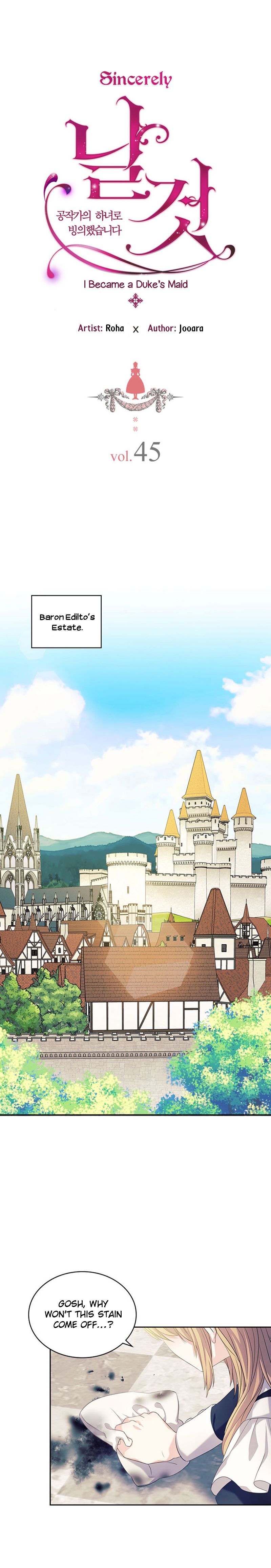 Sincerely: I Became a Duke’s Maid Chapter 45 page 2