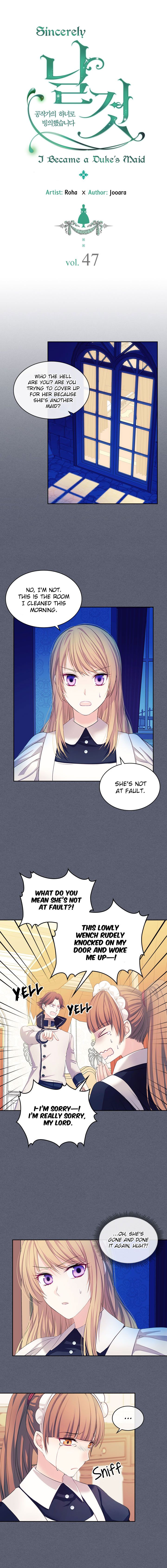 Sincerely: I Became a Duke’s Maid Chapter 47 page 2