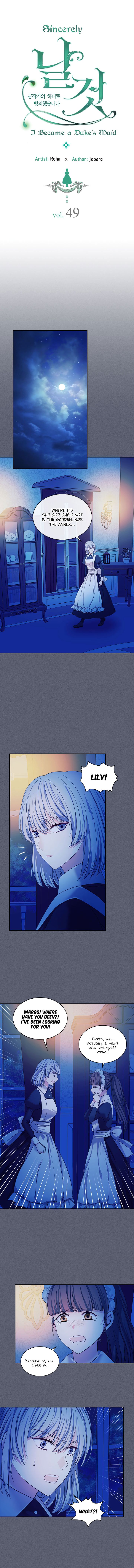 Sincerely: I Became a Duke’s Maid Chapter 49 page 2