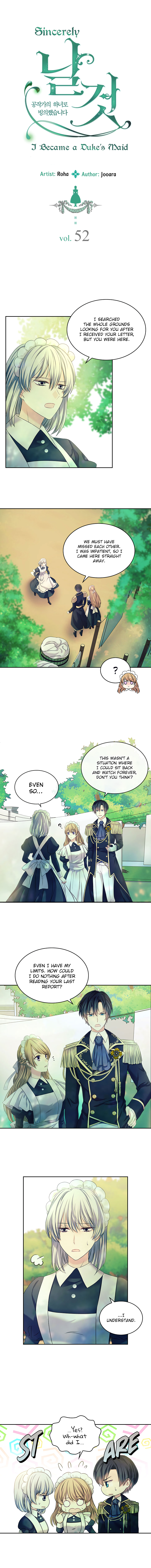 Sincerely: I Became a Duke’s Maid Chapter 52 page 2