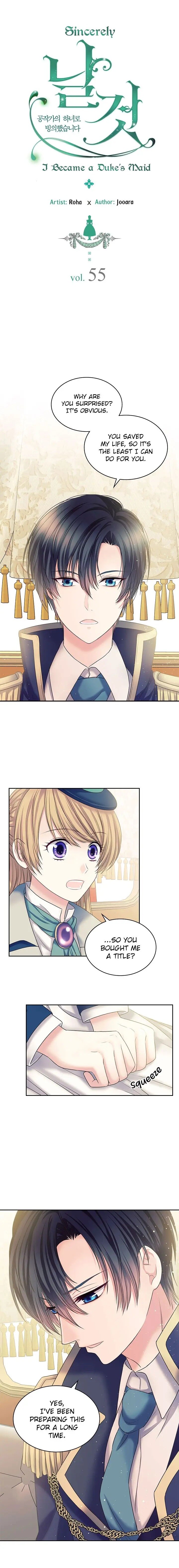 Sincerely: I Became a Duke’s Maid Chapter 55 page 2