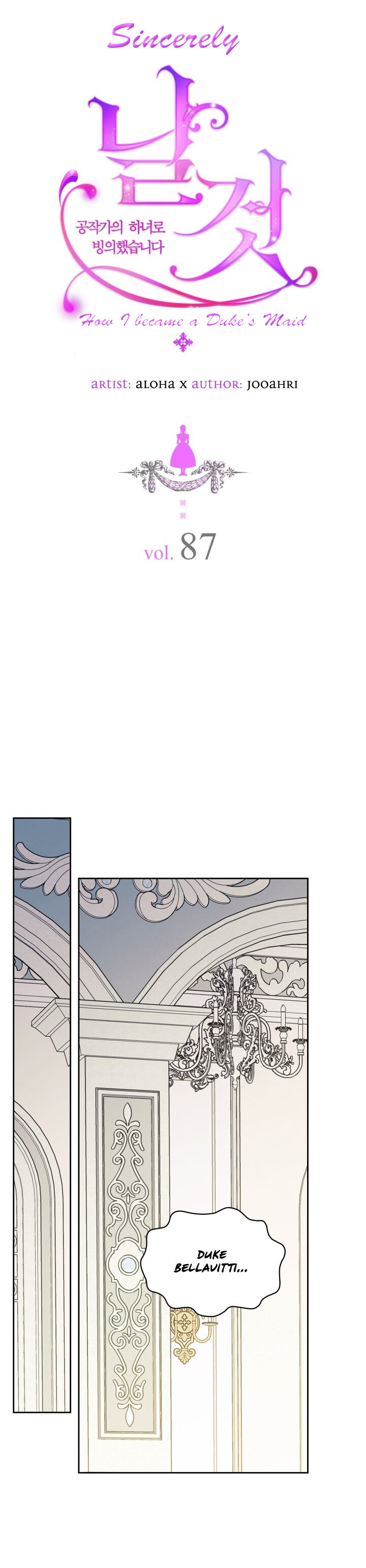 Sincerely: I Became a Duke’s Maid Chapter 87 page 6