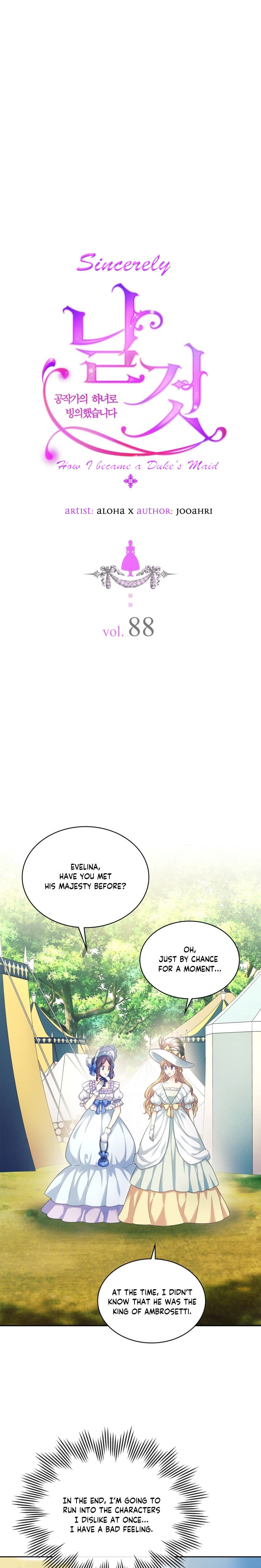 Sincerely: I Became a Duke’s Maid Chapter 88 page 5