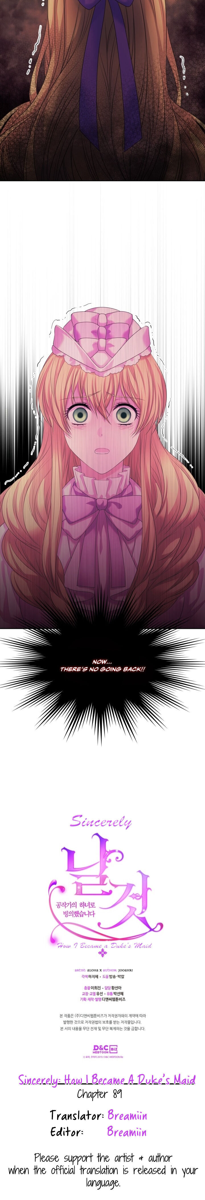Sincerely: I Became a Duke’s Maid Chapter 89 page 32