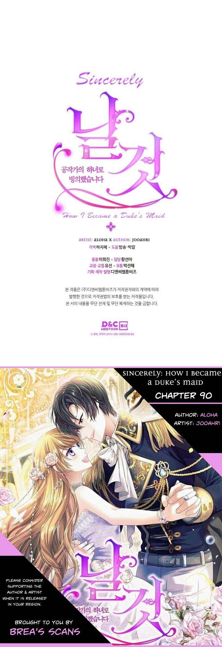 Sincerely: I Became a Duke’s Maid Chapter 90 page 45